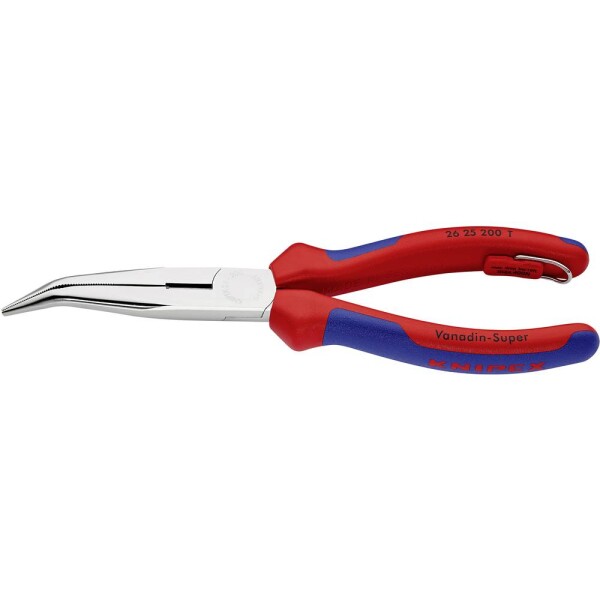 Knipex 26 25 200 T dielňa ploché ihlové kliešte 40 ° zahnuté 200 mm; 26 25 200 T