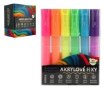 TEDDIES Akrylové fixky fluorescenčné 6 ks / Fixy / Blister / 14+