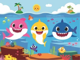 Trefl - Puzzle - Baby Shark: Podmorský svet žralokov
