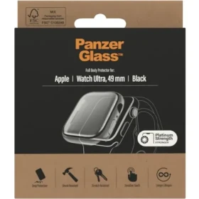 PanzerGlass Tvrdené sklo Full Body AB pre Apple Watch Ultra 49 mm čierna (3678)