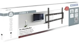 Schwaiger LWHF5535 čierna / Nástenný držiak pre TV / 32 "- 75" / VESA 400x400 / max 35 kg / výškovo nastaviteľný (LWHF5535513)