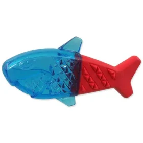 Dog Fantasy Hračka - žralok chladiaci červeno-modrá 18 cm (454-29091)