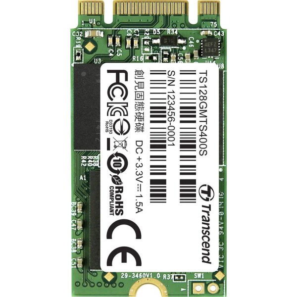 Transcend MTS400 128GB M.2 2242 SATA III (TS128GMTS400S)