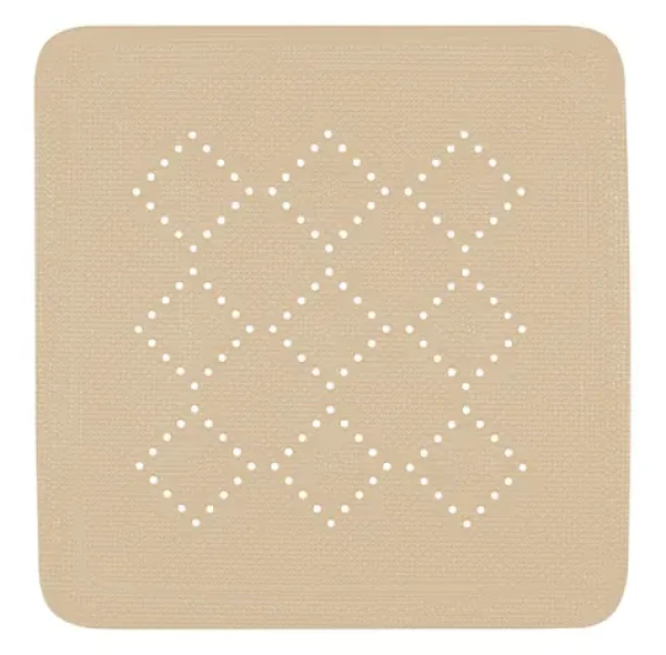 Spirella ALASKA protišmyková podložka do sprchy béžová / PVC / 55 x 55 cm