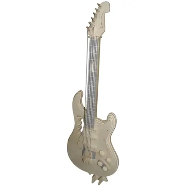 Woodcraft Drevené 3D puzzle elektrická gitara