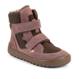 Dievčenské zimné barefoot topánky UP HILL WOOL Dark Pink Froddo G3160262-10 - 35