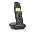 Gigaset A270 čierna / DECT bezdrôtový telefón / LCD displej (S30852-H2812-R601)