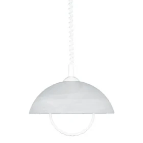 Luxera Albert závesné svietidlo E27 biela / 60W / 35cm / IP20 (SKL000385705)