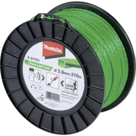 Makita E-01781 Štvorlistá nylonová struna 2.0 mm 310 m zelená (E-01781)