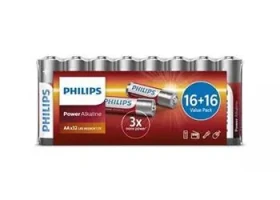 Philips LR6P32FV/10 / Batéria / Power Alkaline / AA / 32 ks (8712581680565)