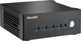 Shuttle Shuttle Nano PC NA10H Wielkość PC 1L Čierny 8845HS 3,8 GHz