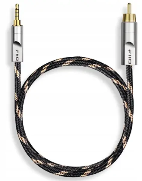 FiiO Kábel Jack 3,5mm - RCA (Cinch) čierny / Audio kábel / 20 m (6953175731887)