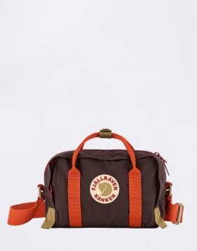 Fjällräven Kanken Koncept Crossbody 294-333 Black Oak-Rowan Red