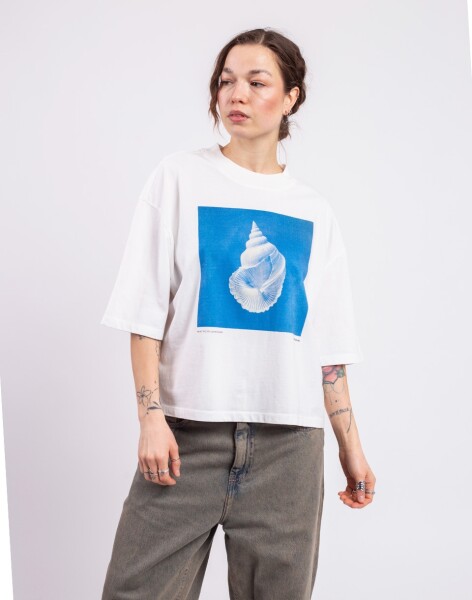 Thinking MU Sea Treasure Lena Tee WHITE M