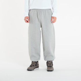 Mikina Nike Solo Swoosh Men's Cuffed Fleece Pants Dk Grey Heather/ Lt Smoke Grey/ White XXL