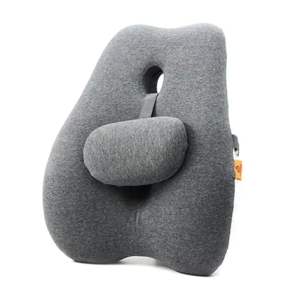 Powerton Bedrová opierka šedá / ergonomická / pamäťová pena (WPEUS5)
