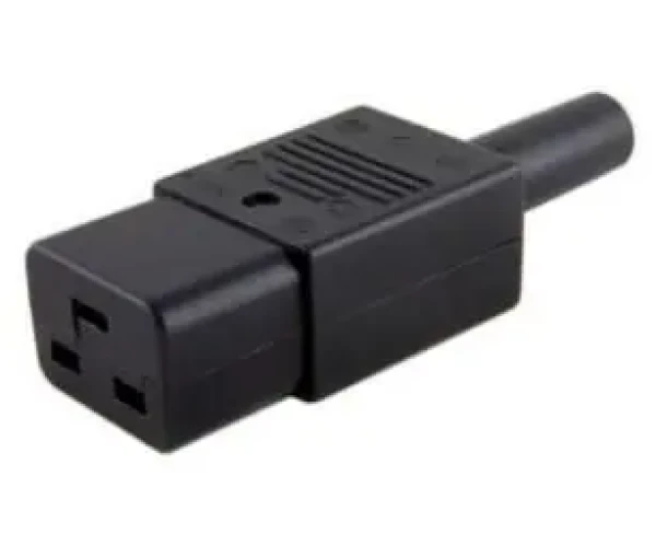 MicroConnect IEC sieťová zástrčka C19 (F) čierna (C19PLUG)