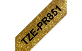 Brother TZe-PR851 zlatá/čierna / Páska do štítkovača / Premium / laminovaná / 24 mm / 8 m (TZEPR851)