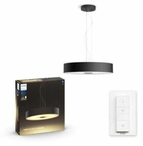 Philips Hue WA Fair závesné LED svietidlo 1x25W čierna / 2900lm / 2200-6500K / IP20 / ovládač (SKL000358395)