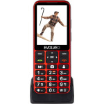 EVOLVEO EasyPhone LT + stojanček červená / 2.3 / SOS / microSDHC (EP-880-LTR)