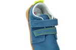 Superfit Nubuk Vento Blau/Gelb celoročné nízke barefoot topánky 27 EUR