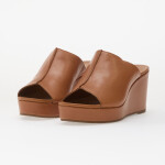 Clarks Sabina Mule Tan Leather 6