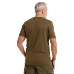 Bushman Pánske tričko Lasal, tmavá khaki XXXXL