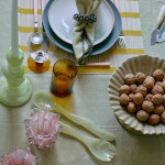 HK living Pohár Tube Amber 400 ml