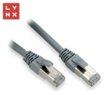Lynx FTP patch kábel Cat6 10m šedý / Patch kábel / FTP / Cat6 / 10 m (LX-FTP6-100-GREY)