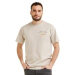 Bushman Pánske tričko Wamukot, béžové XXXXL