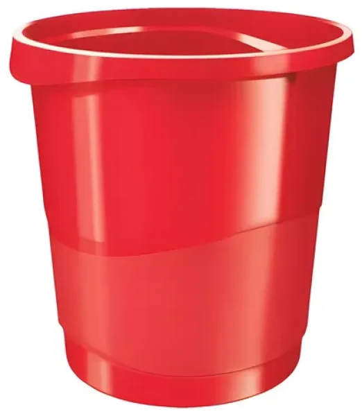 Esselte Europost VIVIDA červená / Odpadkový kôš / 14 l / plast (623947)