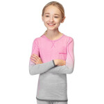 Detský dievčenský termo set Elsa Jr 6114300000 Pink Grey - Spokey 122-128 růžová - šedá