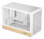 DEEPCOOL CH260 WOOD WH / Skriňa / Mini-ITX/M-ATX / Tvrdené sklo / USB-C (R-CH260-WHNWM0-G-1)