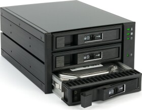 Fantec BP-T2131, SAS & SATA backplane for 3x 3.5"/2.5" HDD/SSD, black