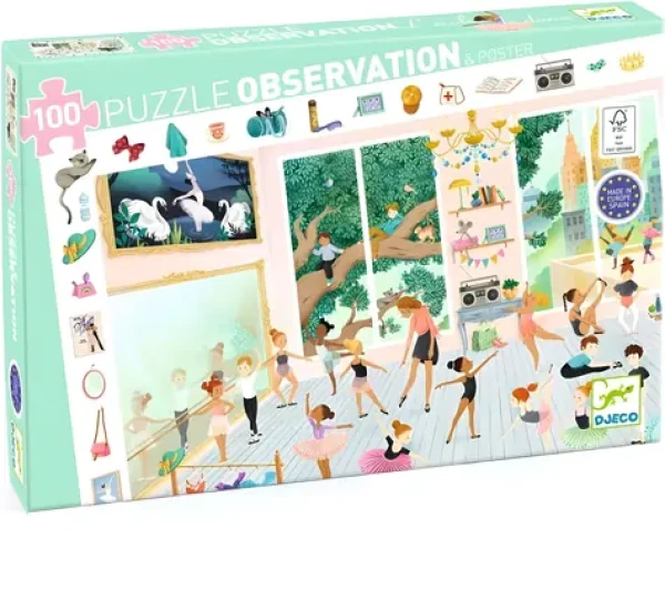 DJECO Puzzle Observation: Tanečná škola