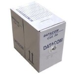 DATACOM UTP kábel drôt, Cat.5e, box 305m, PVC - Outdoor (vonkajší, -40 - +70) (1103-DA)