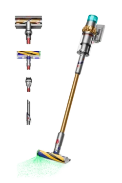 Dyson V15 Detect Absolute Gold / Tyčový vysávač / aku / 270W / 0.76 l / 60 min (446986-01)