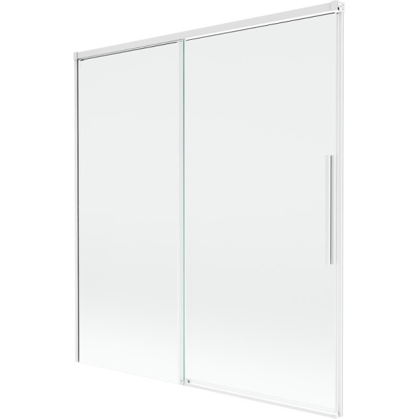 MEXEN/S - Rox vaňová zástena 2-krídlová posuvná 150 x 150, transparent, biela 8C9-150-001-20-00