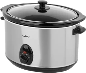 Lund Pomalý hrniec 5,6 l / Pomalý hrniec / 320 W / keramická misa / nerez / sklenené veko (TO-67661)