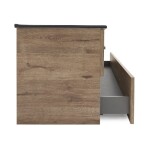 Kúpeľňová skrinka s umývadlom SAT Cube Way 120x53x46 cm dub wellington mat CUBE461202DWMODC CUBE461202DWMODC