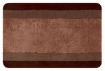 Spirella BALANCE kúpeľňová predložka hnedá / Kúpeľňová predložka / 55 x 65 cm / polyester / protišmyková
