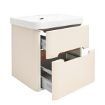 Kúpeľňová skrinka s umývadlom SAT Fusion 57,5x53x45 cm pieskovo béžová mat SATFUSION260BEU SATFUSION260BEU