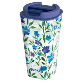 Quokka Vaso Cafe Doble Pared 450ml Ditsy Bloom / Termohrnček / dvojitý plastový plášť (8412497402212)