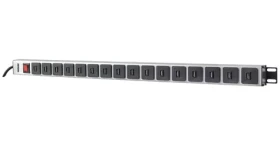 Intellinet 164498 / Nabíjacia lišta do racku / zvislá / 16x USB-A / hliníková / 2m (164498)