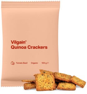 Vilgain Quinoa krekry BIO – paradajka s bazalkou 100 g