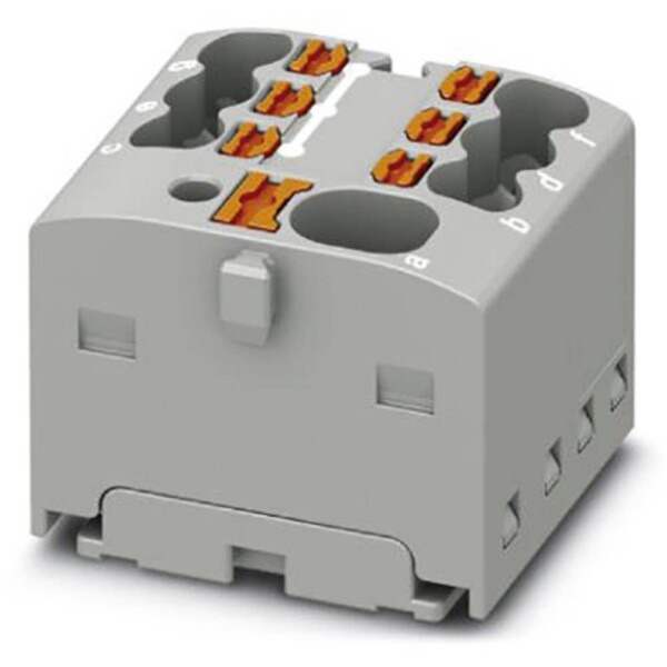 Phoenix Contact PTFIX 4/6X1,5-G GY 1047478 blok rozvádzača 0.14 mm² 1.5 mm² sivá 20 ks; 1047478