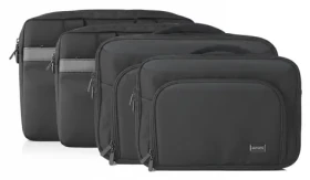 4smarts Target Eco Clamshell 15-16" čierna / Taška na notebook / pre notebooky do 16" / RPET materiál (541765)