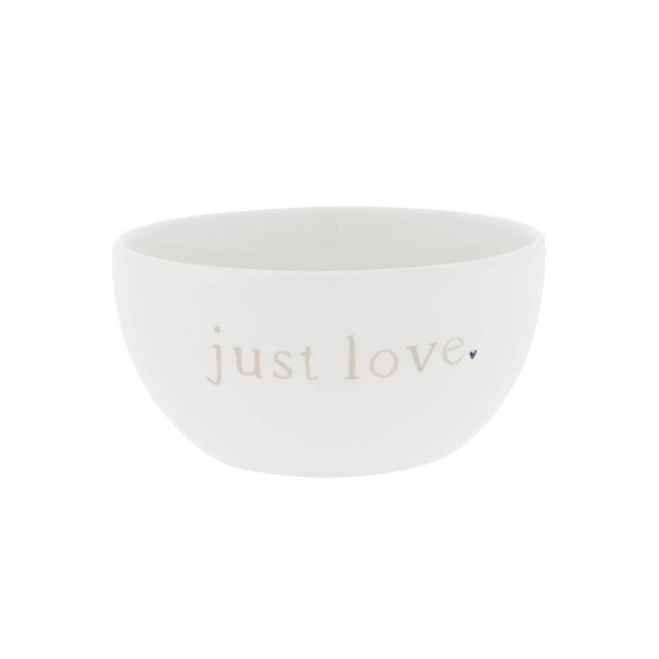 Bastion Collections Keramická miska White / Just love 300 ml