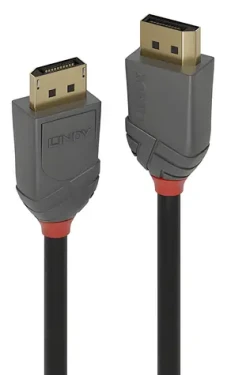 Lindy DisplayPort 1.1 kábel čierna / Prípojný kábel / DisplayPort - DisplayPort / 15 m / 60 Hz (36487)
