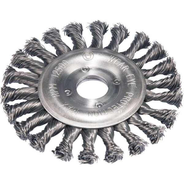 Nerezová drôtená okrúhla kefa 0,5 mm, Ø 115 mm KS Tools 340.0046; 340.0046